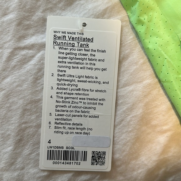 Lululemon Swift Ventilated Running Tank 🍋 - Picture 3 of 3